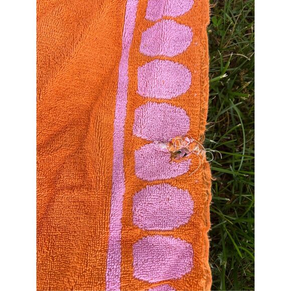 Vintage Cannon Daisy Bath Towel Flower Power Rare READ - Picture 4 of 6